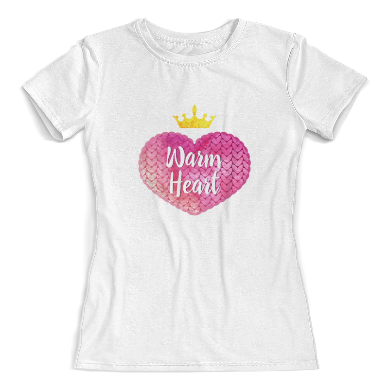 Printio Футболка с полной запечаткой (женская) Теплое сердце printio футболка с полной запечаткой для девочек теплое сердце