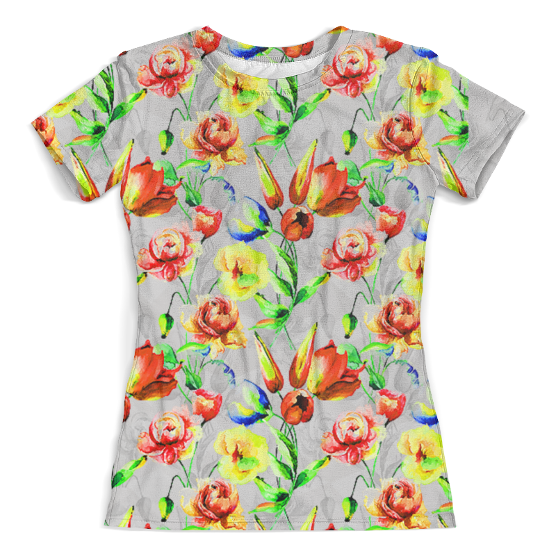 Printio Футболка с полной запечаткой (женская) Flowers design printio футболка с полной запечаткой женская birds flowers design