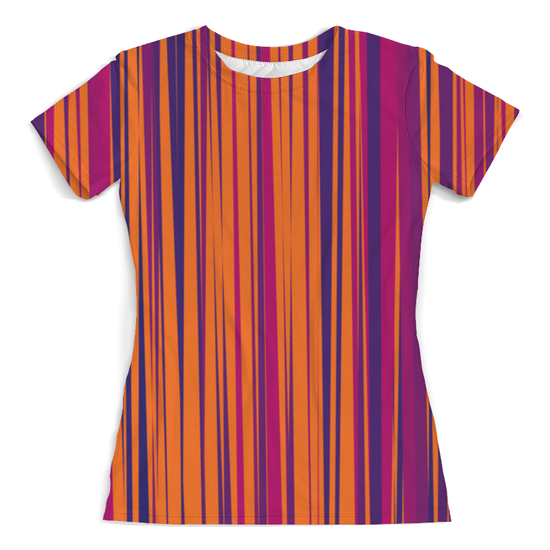Printio Футболка с полной запечаткой (женская) Полосатая абстракция printio футболка с полной запечаткой женская полосатая