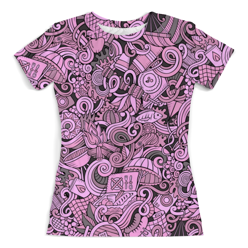 Printio Футболка с полной запечаткой (женская) Fish pattern футболка с полной запечаткой женская printio nano pattern