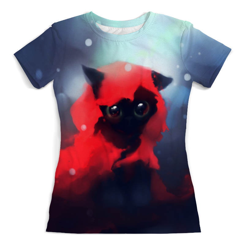 Printio Футболка с полной запечаткой (женская) Кошка printio футболка с полной запечаткой женская черная кошка