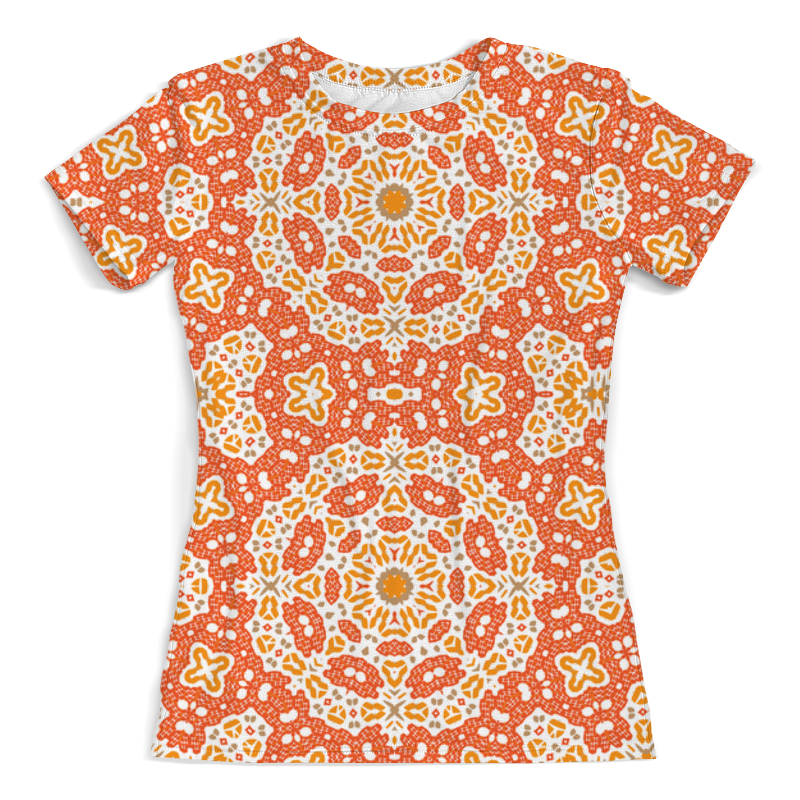 Printio Футболка с полной запечаткой (женская) Нежный. printio футболка с полной запечаткой женская оранжевая клетка