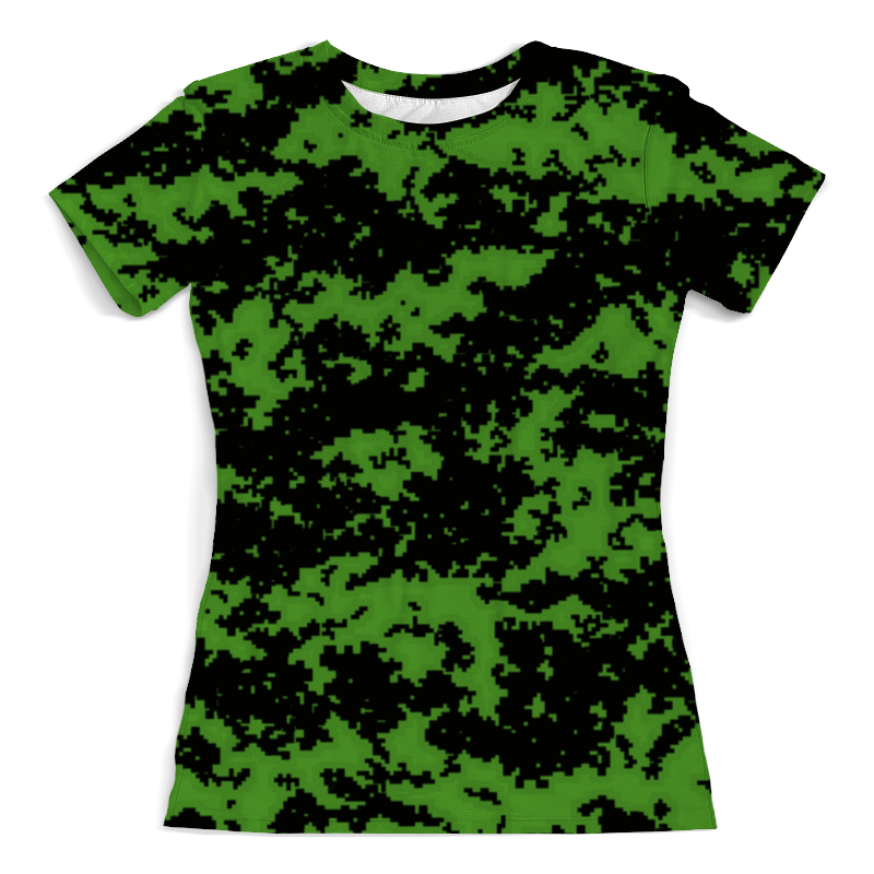 Printio Футболка с полной запечаткой (женская) Green camouflage printio футболка с полной запечаткой женская trianse green