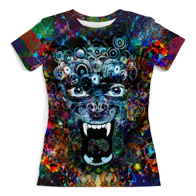 Printio Футболка с полной запечаткой (женская) Зверь printio футболка с полной запечаткой женская лесной зверь