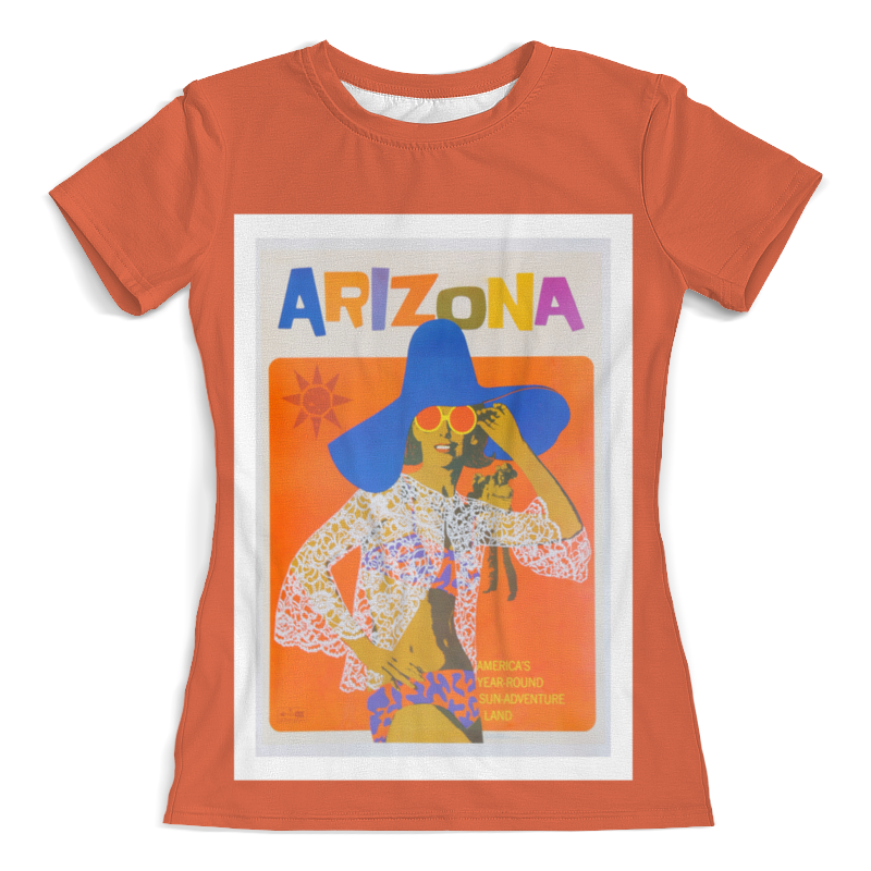 Printio Футболка с полной запечаткой (женская) Аризона printio футболка с полной запечаткой для девочек аризона