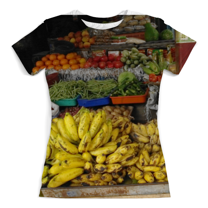 Printio Футболка с полной запечаткой (женская) Индийская лавка мужская футболка скетч томатов на ветке спелые овощи 2xl белый