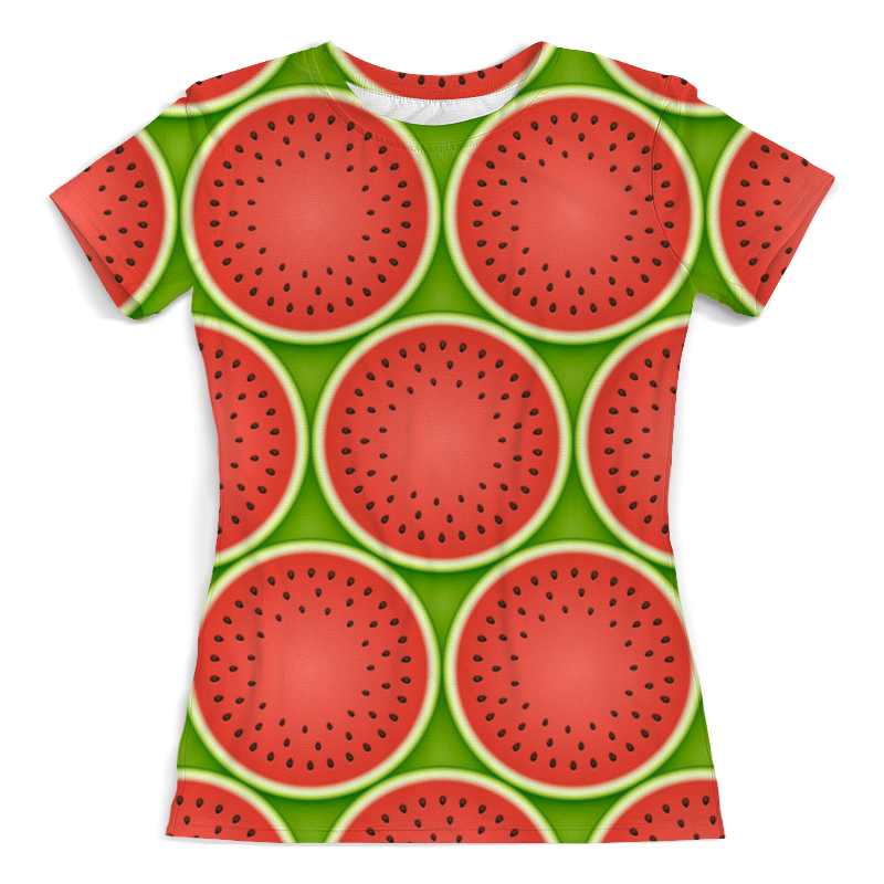 Printio Футболка с полной запечаткой (женская) Арбузы printio футболка с полной запечаткой мужская арбузы 3d