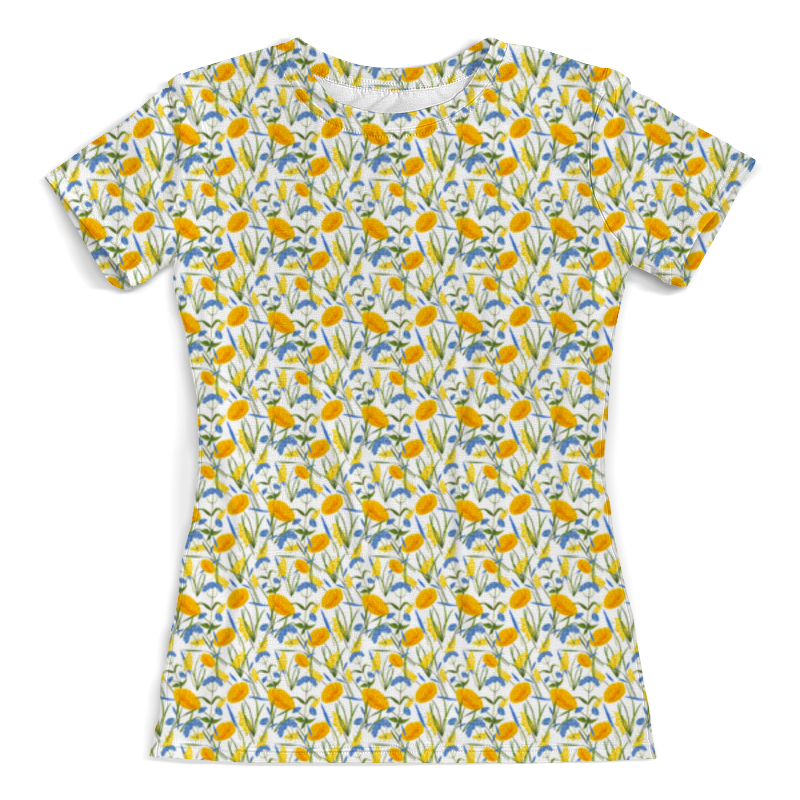 Printio Футболка с полной запечаткой (женская) Цветы printio футболка с полной запечаткой женская желтые цветы