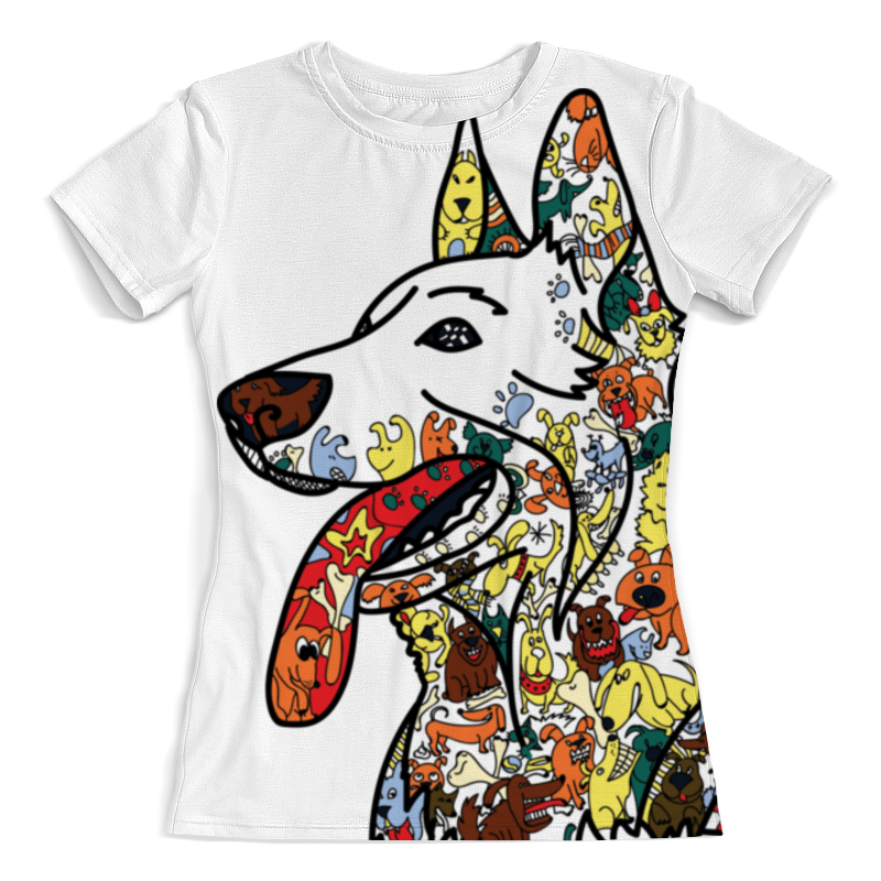 Printio Футболка с полной запечаткой (женская) Забавные собаки printio футболка с полной запечаткой мужская забавные собаки