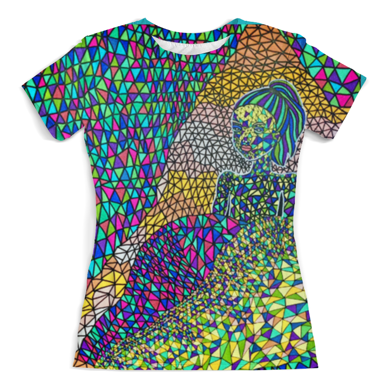Printio Футболка с полной запечаткой (женская) Калейдоскоп printio футболка с полной запечаткой женская цветной калейдоскоп