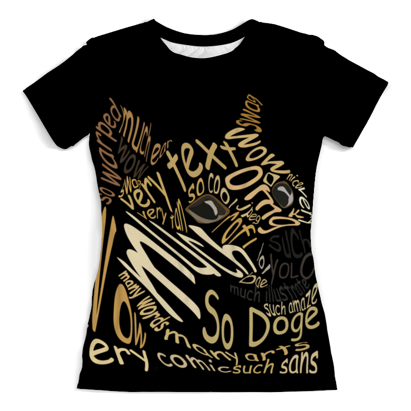 Printio Футболка с полной запечаткой (женская) Doge printio футболка с полной запечаткой женская doge