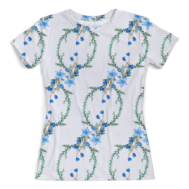 Printio Футболка с полной запечаткой (женская) Колокольчики