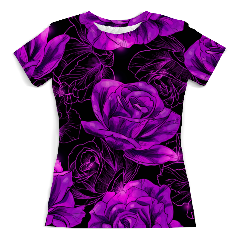 Printio Футболка с полной запечаткой (женская) Розы в цвету printio футболка с полной запечаткой мужская розы в цвету