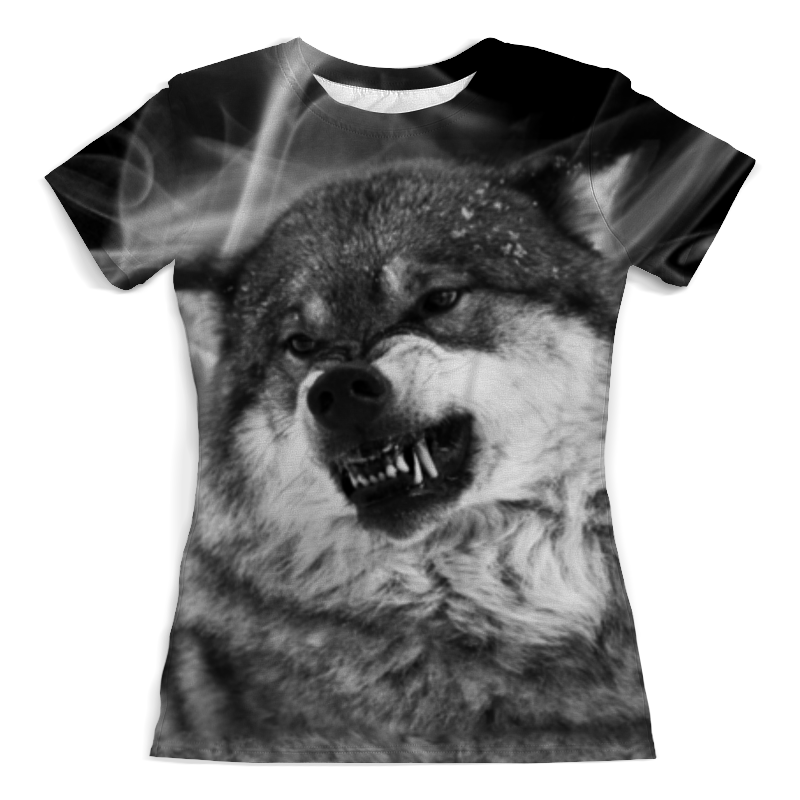 Printio Футболка с полной запечаткой (женская) Серый волк printio футболка с полной запечаткой женская тату волк