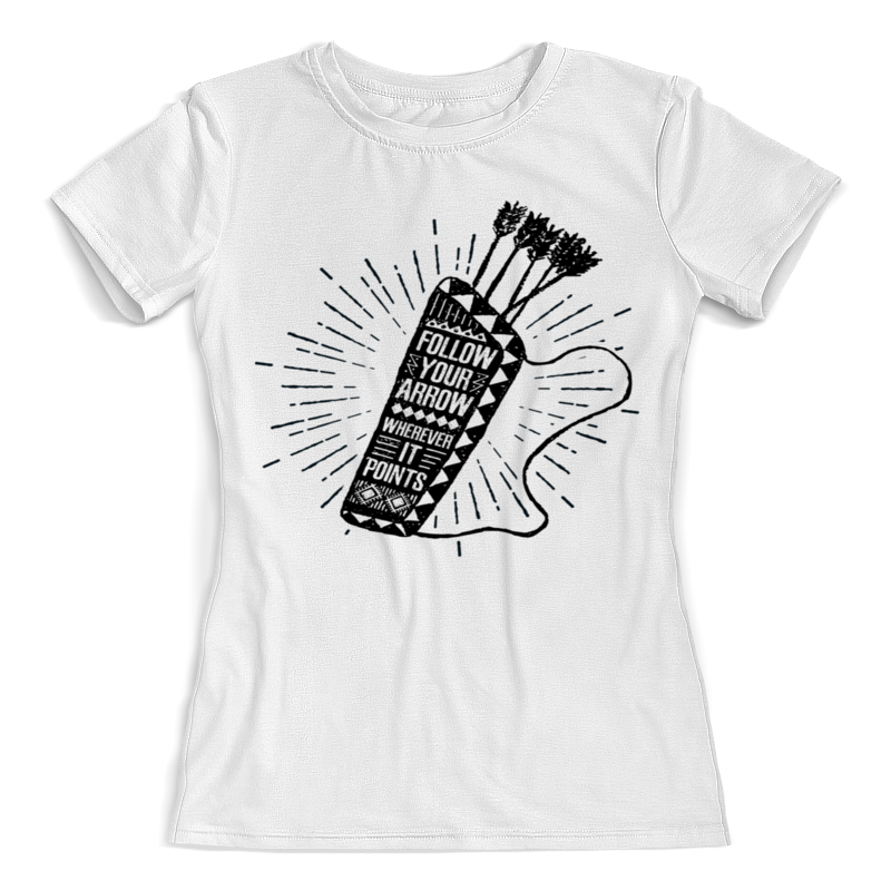printio футболка с полной запечаткой женская сердце и стрелы Printio Футболка с полной запечаткой (женская) Стрелы