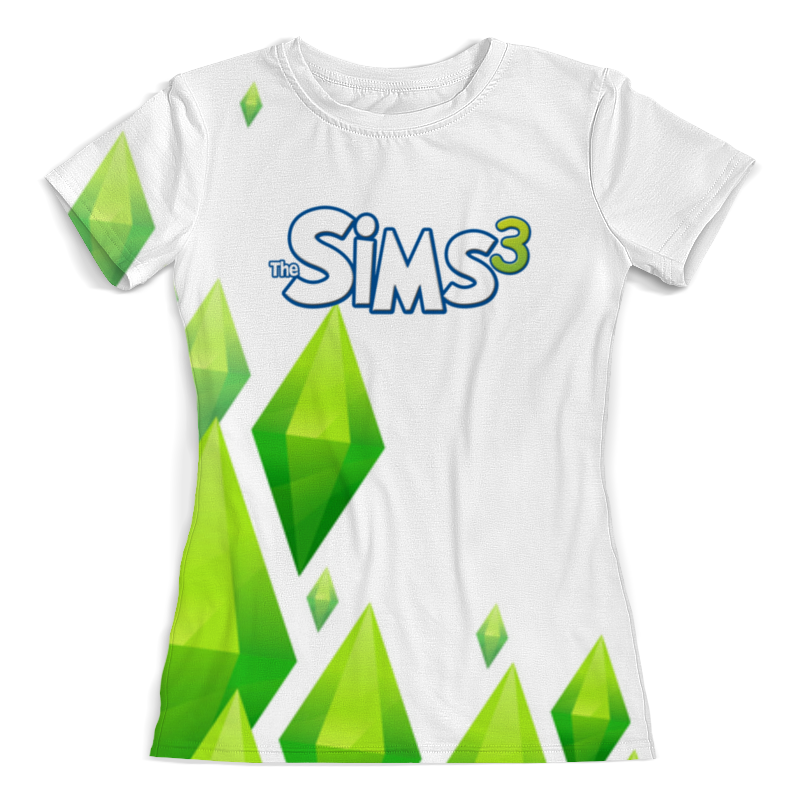 Printio Футболка с полной запечаткой (женская) The sims 3