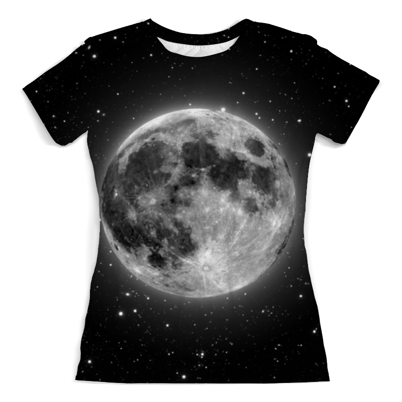 Printio Футболка с полной запечаткой (женская) Луна printio футболка с полной запечаткой женская волк луна