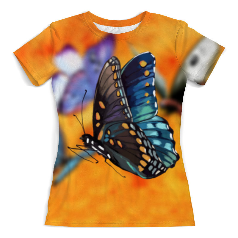 Printio Футболка с полной запечаткой (женская) Бабочка printio футболка с полной запечаткой женская бабочка махаон