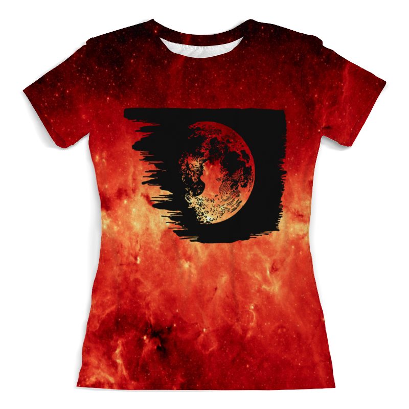 Printio Футболка с полной запечаткой (женская) Планета женская футболка планета пицца m красный