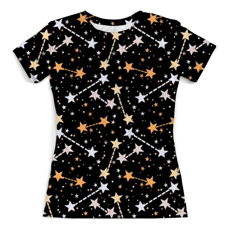 Printio Футболка с полной запечаткой (женская) Звезды printio футболка с полной запечаткой женская cosmic космик звезды