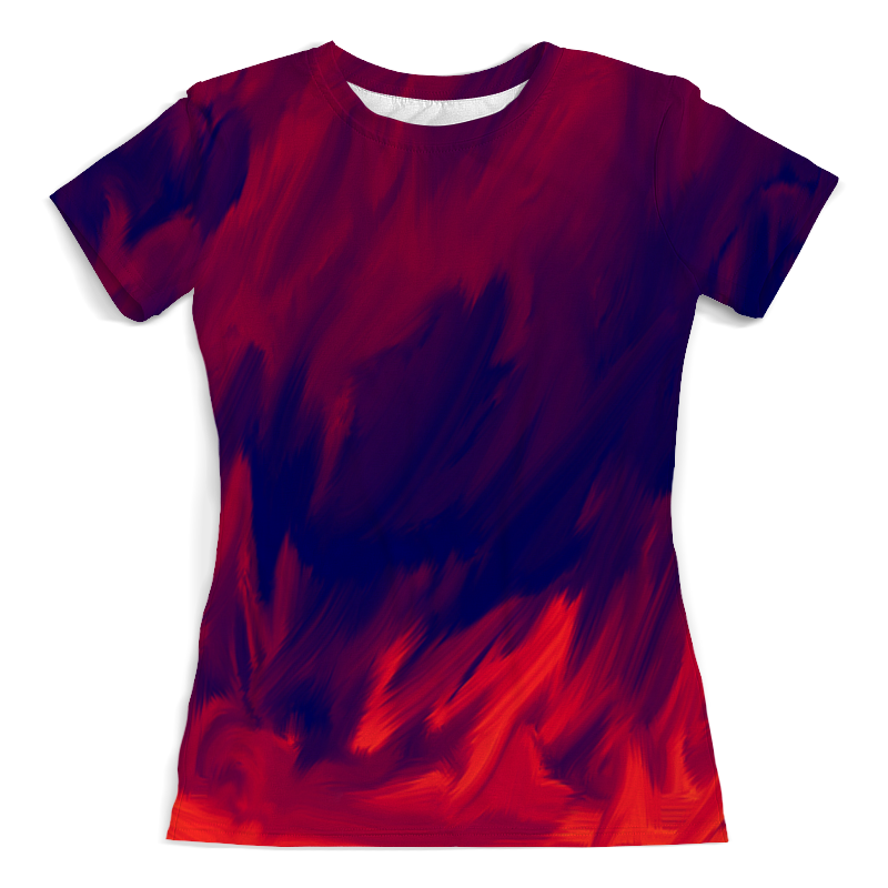 Printio Футболка с полной запечаткой (женская) Живописные краски printio футболка с полной запечаткой мужская живописные краски
