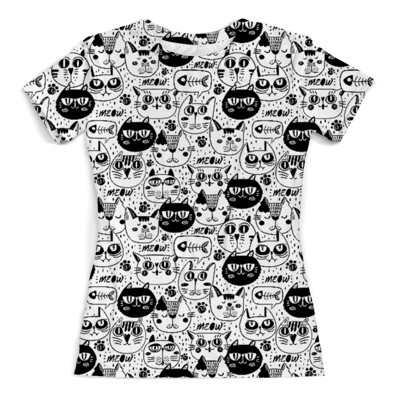 Printio Футболка с полной запечаткой (женская) Кошечки printio футболка с полной запечаткой женская кошечки 1
