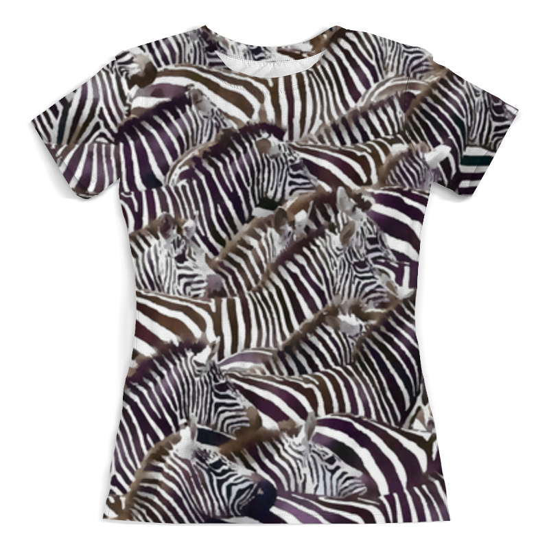 Printio Футболка с полной запечаткой (женская) Зебры printio футболка с полной запечаткой мужская зебры