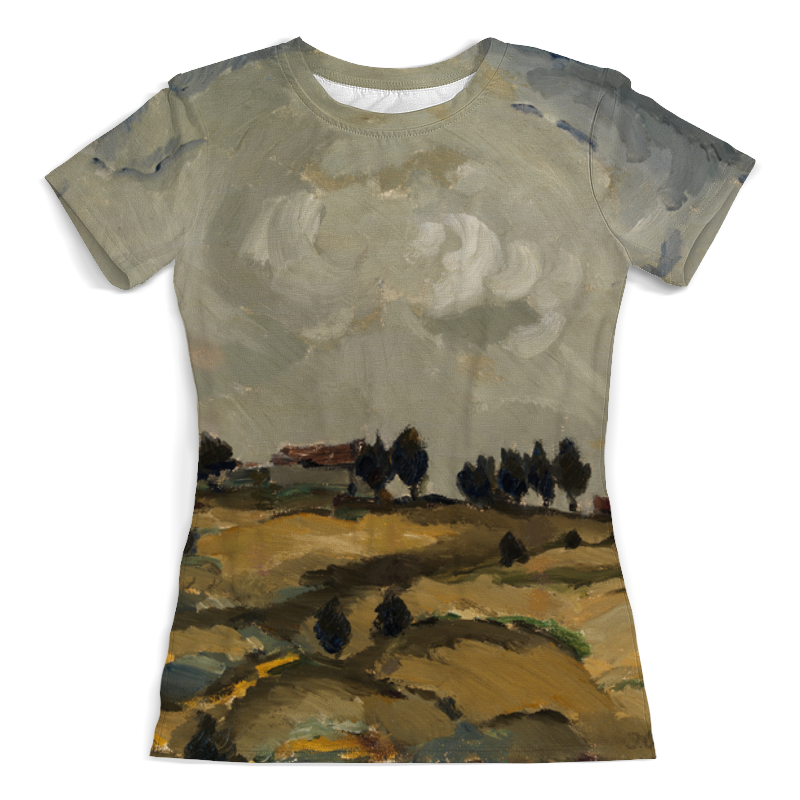 Printio Футболка с полной запечаткой (женская) Осенний пейзаж с облаками (аалто илмари) printio футболка с полной запечаткой женская осенний пейзаж