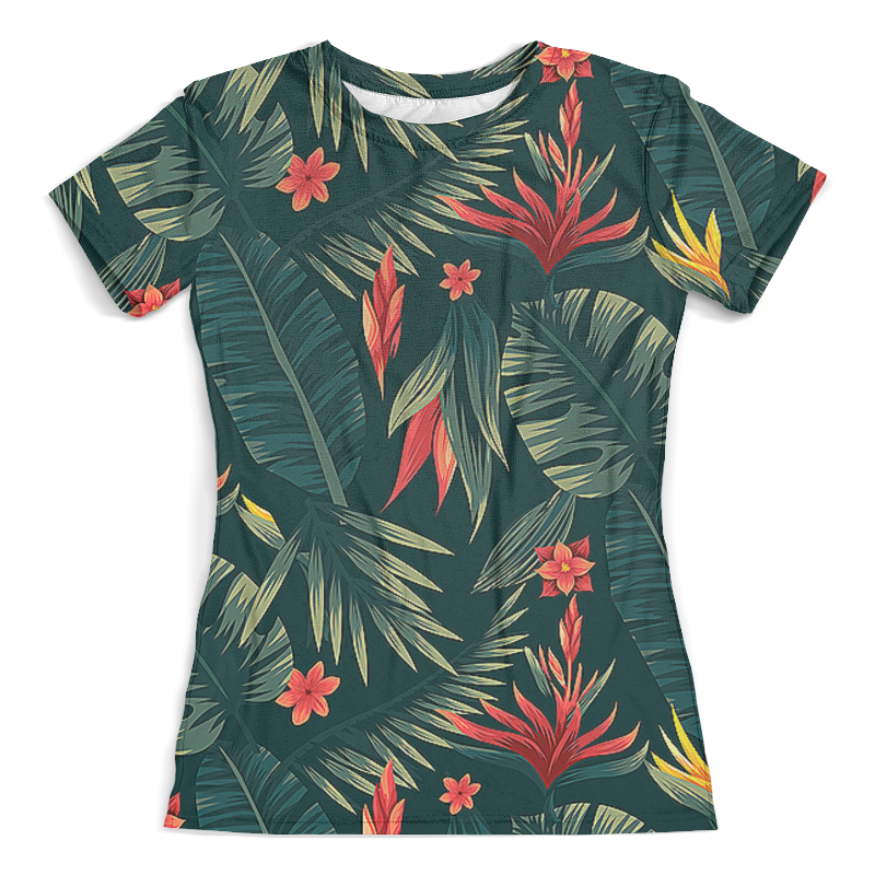 Printio Футболка с полной запечаткой (женская) Flora design_ printio футболка с полной запечаткой женская flora