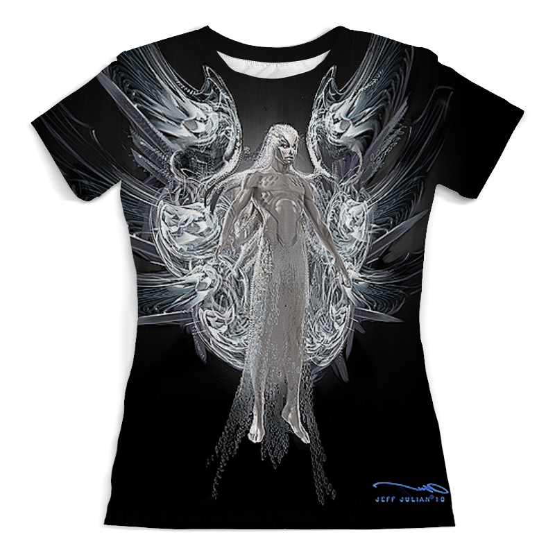Printio Футболка с полной запечаткой (женская) Ангел printio футболка с полной запечаткой женская раненый ангел хуго симберг