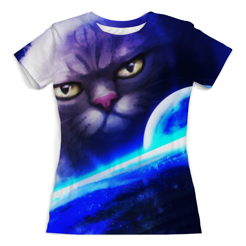 Printio Футболка с полной запечаткой (женская) кот в космосе printio футболка с полной запечаткой женская кот в космосе