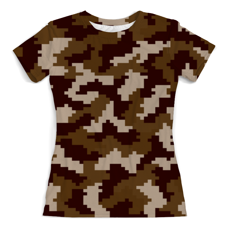 Printio Футболка с полной запечаткой (женская) Brown pixel printio футболка с полной запечаткой женская flag rf pixel
