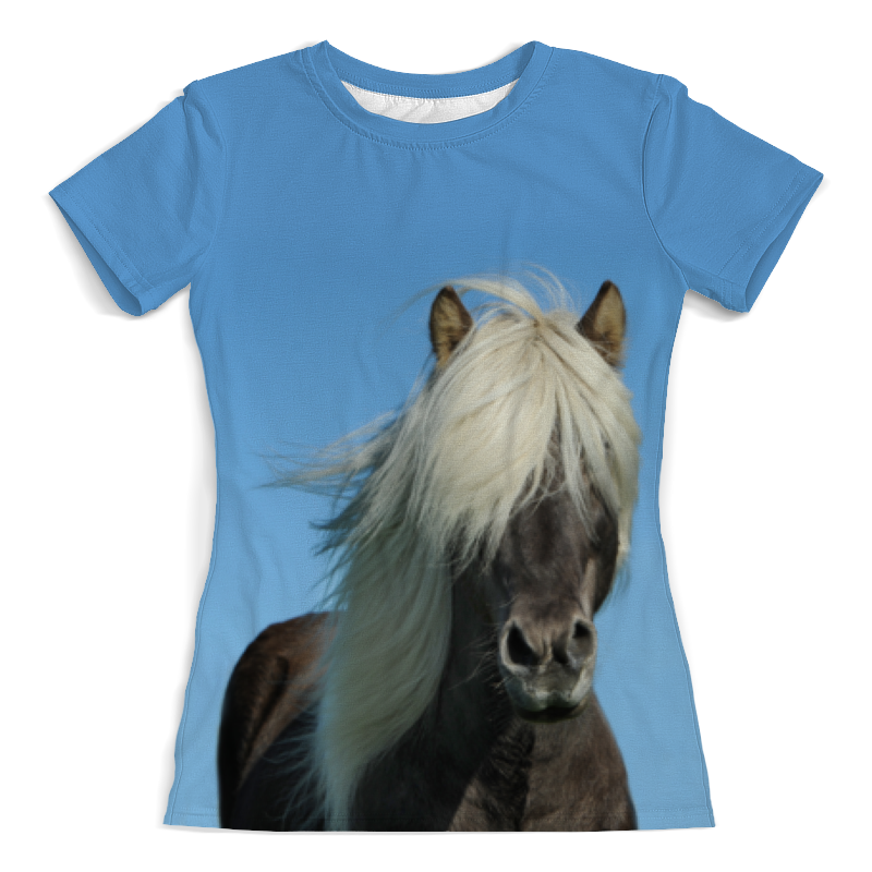 Printio Футболка с полной запечаткой (женская) Лошадь printio футболка с полной запечаткой женская лошади