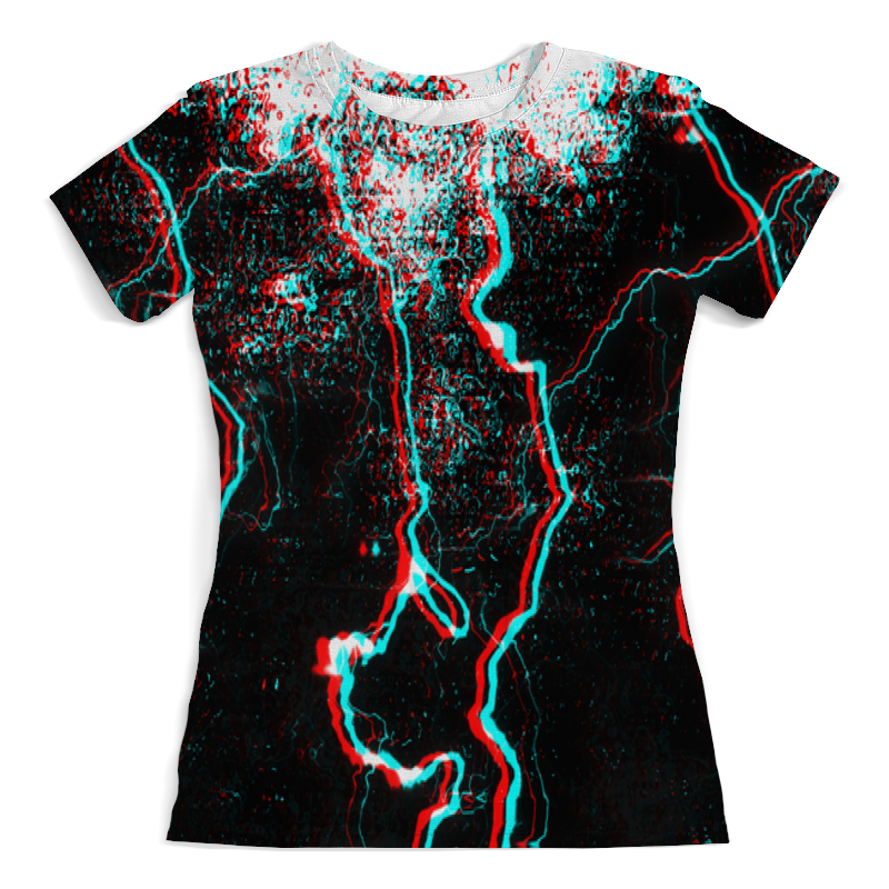 Printio Футболка с полной запечаткой (женская) Молния