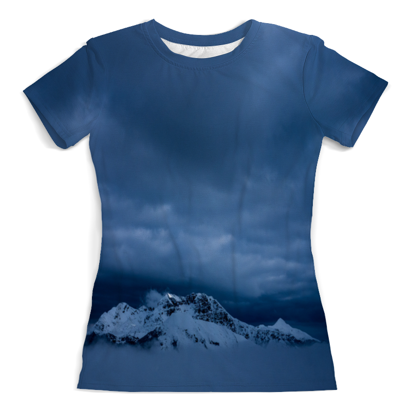 Printio Футболка с полной запечаткой (женская) Горный пейзаж printio футболка с полной запечаткой женская горный пейзаж