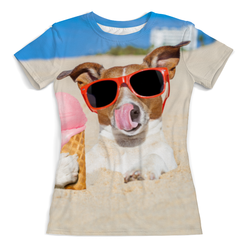 Printio Футболка с полной запечаткой (женская) Собачка printio футболка с полной запечаткой женская хипповая собачка 1