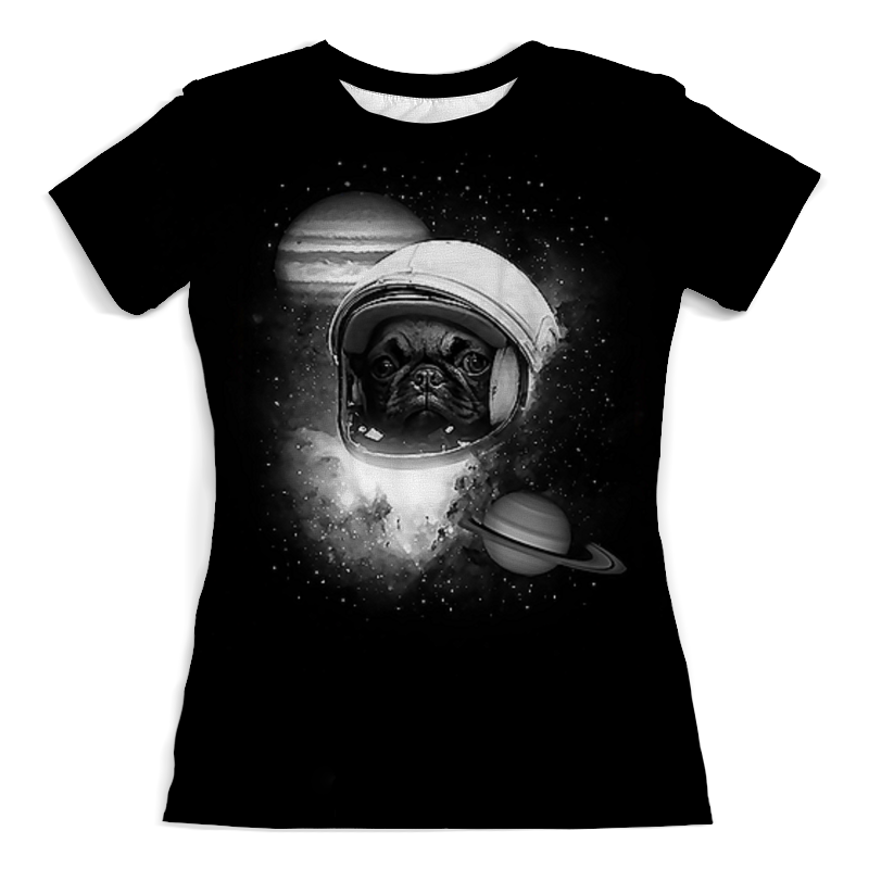 Printio Футболка с полной запечаткой (женская) Собачка в космосе printio футболка с полной запечаткой женская собачка в космосе