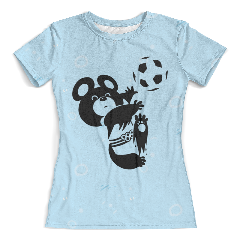 Printio Футболка с полной запечаткой (женская) Олимпийский мишка printio футболка с полной запечаткой женская олимпийский мишка