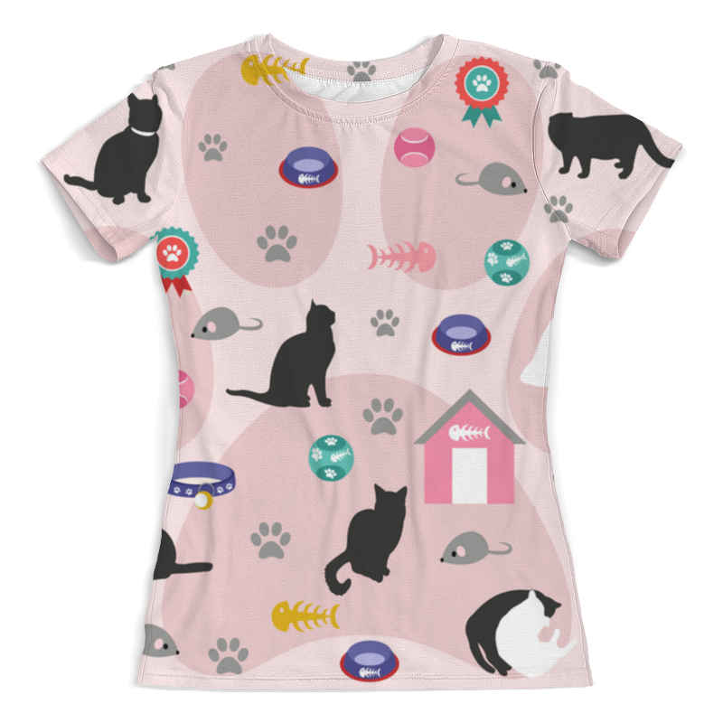 Printio Футболка с полной запечаткой (женская) Кошки мышки (1) printio футболка с полной запечаткой женская кошки мышки 1