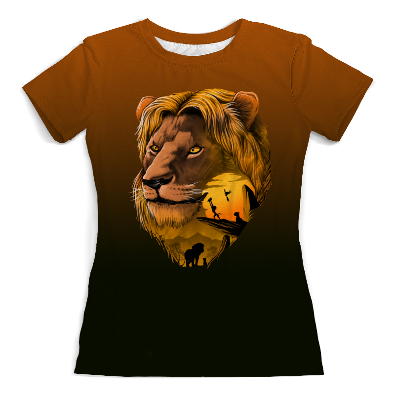 Printio Футболка с полной запечаткой (женская) Царь зверей printio футболка с полной запечаткой женская царь зверей