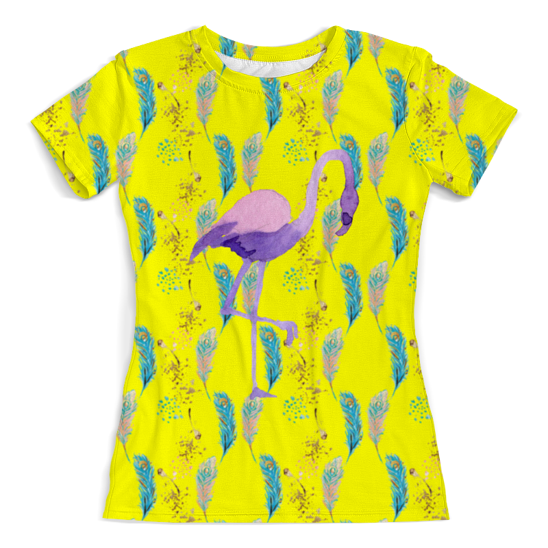 Printio Футболка с полной запечаткой (женская) Перья printio футболка с полной запечаткой женская яркие перья