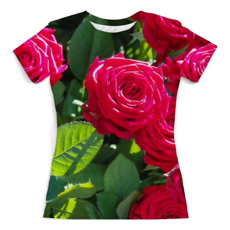 Printio Футболка с полной запечаткой (женская) Сад роз printio футболка с полной запечаткой мужская сад роз
