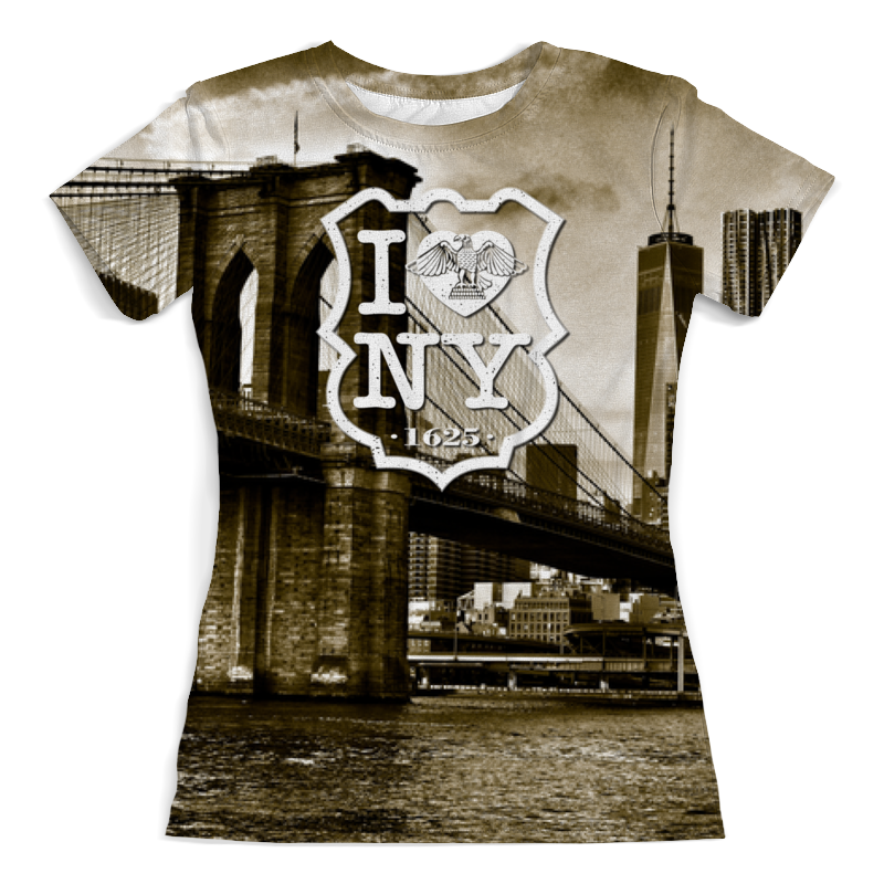 Printio Футболка с полной запечаткой (женская) Нью-йорк винтаж printio футболка с полной запечаткой женская винтаж