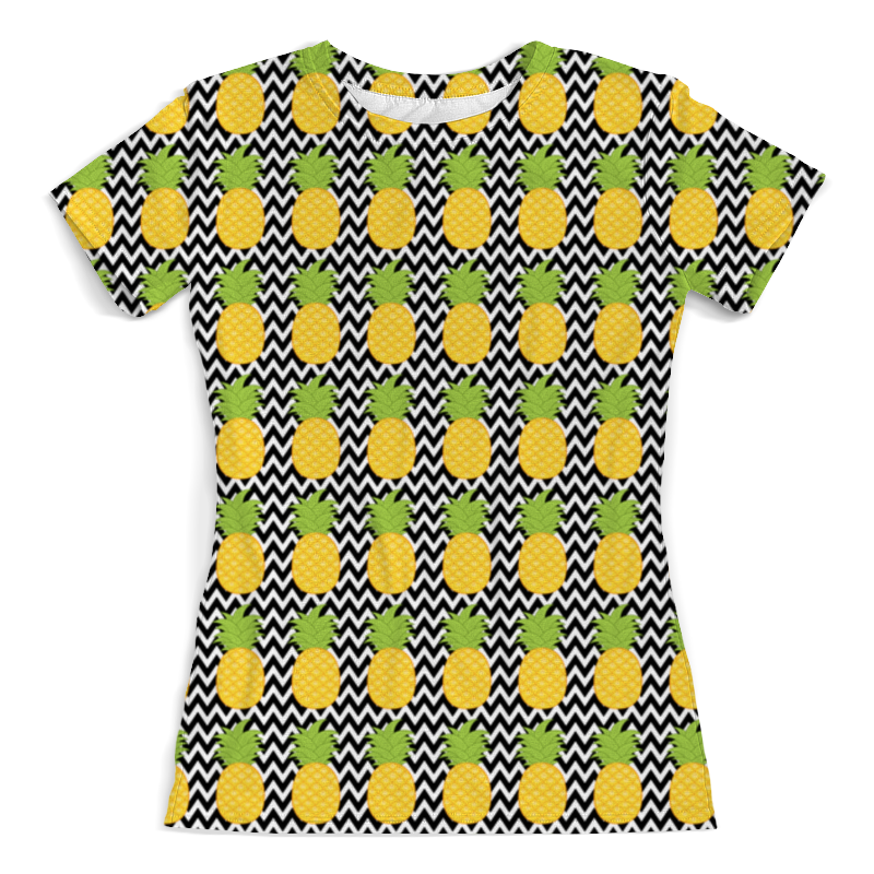 Printio Футболка с полной запечаткой (женская) Ананасы printio футболка с полной запечаткой женская арбузы и ананасы