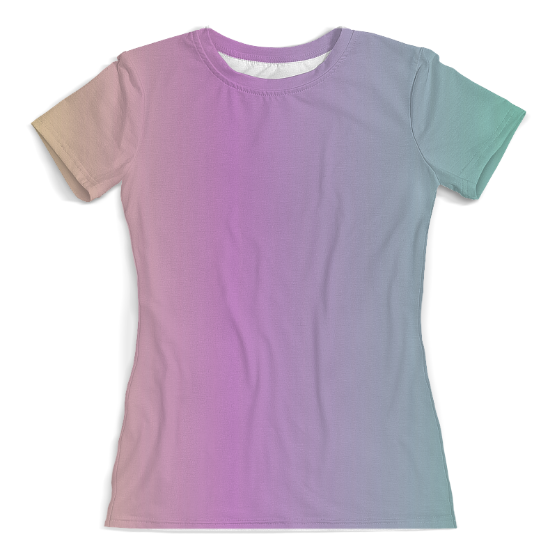 Printio Футболка с полной запечаткой (женская) Градиент printio футболка с полной запечаткой женская мандалы градиент и иллюзия