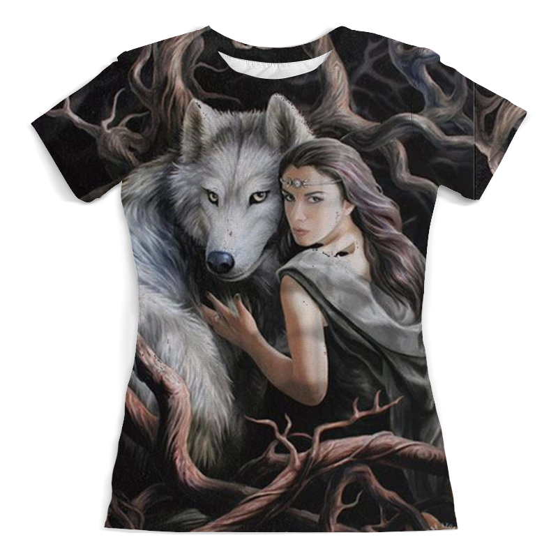Printio Футболка с полной запечаткой (женская) Волки фэнтези printio футболка с полной запечаткой мужская волки фэнтези