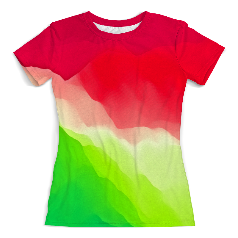 Printio Футболка с полной запечаткой (женская) Переливы цветов printio футболка с полной запечаткой женская переливы