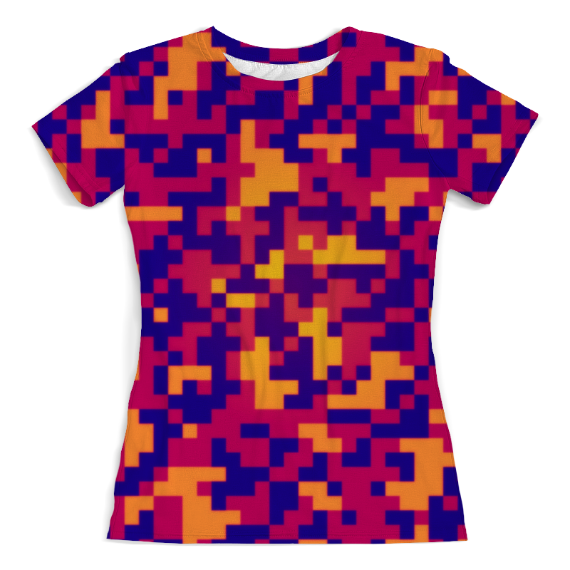 Printio Футболка с полной запечаткой (женская) Пиксели printio футболка с полной запечаткой женская пиксели пустыня