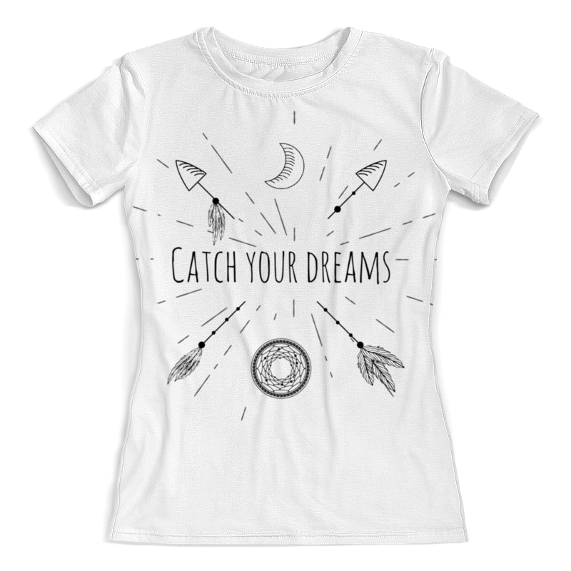 Printio Футболка с полной запечаткой (женская) Catch your dreams printio футболка классическая catch your dreams