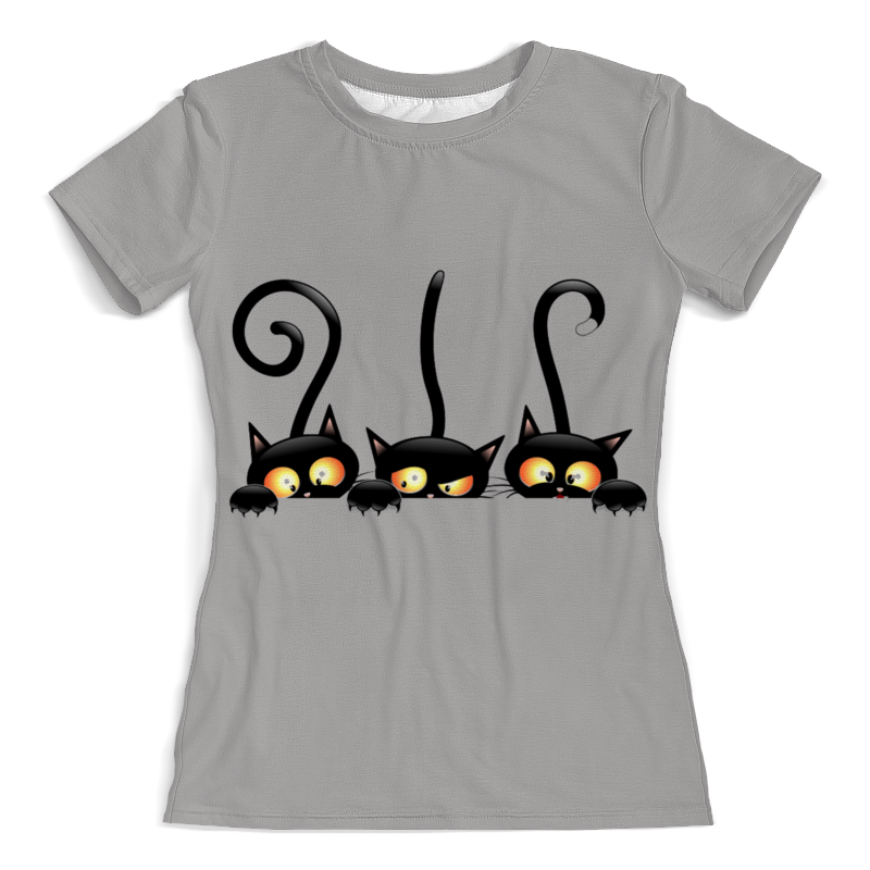 Printio Футболка с полной запечаткой (женская) Кошки 4 printio футболка с полной запечаткой женская кошки 4